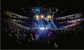  ?? COURTESY OF RYAN FLEISHER ?? Infinite Energy Arena is planning to host full-scale concerts this year. The Smashing Pumpkins performed at the venue in 2018.