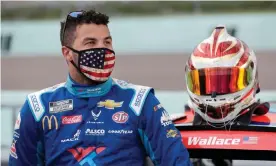  ?? Photograph: Wilfredo Lee/USA Today Sports ?? A noose was found in the garage stall of Bubba Wallace at Talladega Superspeed­way in Alabama on Sunday, Nascar said.