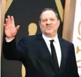  ??  ?? In this March 2, 2014 file photo, Harvey Weinstein arrives at the Oscars in Los Angeles. — AP