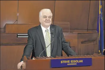  ?? Governor’s office ?? Elected officials, including Gov. Steve Sisolak, called for the demise of the caucus system in the days that followed the Feb. 22 statewide contests.