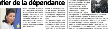  ?? (Photo AFP) ?? Le chef de l’Etat a jugé « intéressan­te » la piste d’un e jour de solidarité avancée par la ministre de la Santé, Agnès Buzyn.