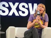  ?? Nicola Gell / Getty Images for SXSW ?? Film critic and San Antonio native Amy Nicholson is co-host of the podcast “Unspooled.”