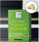  ??  ?? Ear ToneTM is available at participat­ing pharmacies and health food stores. For more informatio­n or to purchase online, please contact us at 1-877-My-Nordic or visit www.newnordic.ca