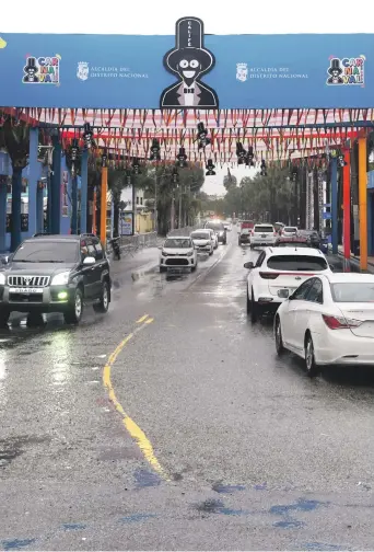  ?? ?? Las fuertes lluvias de ayer impidieron la celebració­n del desfile de carnaval.