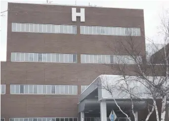  ?? - Acadie Nouvelle: Sébastien Lachance ?? L’Hôpital régional d’Edmundston.