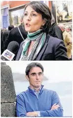  ??  ?? Séverine Rio et Olivier Dontot briguent l’investitur­e du mouvement En Marche !.