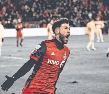  ?? /TWITTER TORONTO FC ?? Toronto FC se impuso 2-1 a los Tigres por los cuartos de final el miércoles.