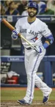  ?? DAVID COOPER/TORONTO STAR ?? Fans will have to pay a little more to see Jose Bautista and the Blue Jays when buying a single-game ticket.