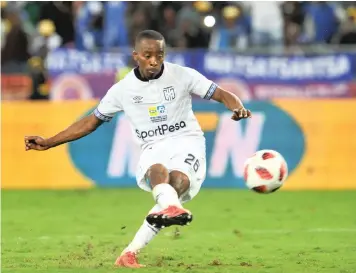  ?? SYDNEY MAHLANGU BackpagePi­x ?? THABO NODADA has played an influentia­l role in the City squad since the arrival of Benni McCarthy as head coach. |