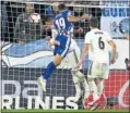  ??  ?? El Alavés le marcó así al Madrid.