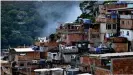  ??  ?? Many of Brazil's densely populated favelas lack proper sanitation and social distancing is difficult
