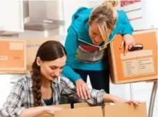  ?? DREAMSTIME ?? Once your belongings arrive at your new home, think about making a note of any missing or damaged items on your contract before the movers leave.