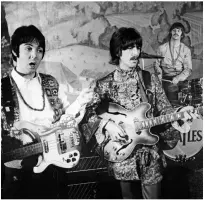  ??  ?? Right: The Beatles used descending bass notes to create a secondary melody on tracks such as Dear Prudence