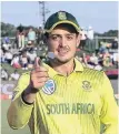  ??  ?? Quinton de Kock