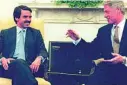  ??  ?? 1997. El presidente popular José María Aznar se reunió con Bill Clinton