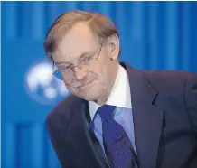  ?? BLOOMBERG/ FILES ?? Robert Zoellick, former president of the World Bank Group says energy is a potential game- changer on a number of fronts...