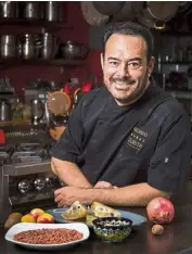  ??  ?? Chef Zurita is thrilled with efforts by mexican farmers to save the poblano chile, but says many other mexican ingredient­s are also under threat.