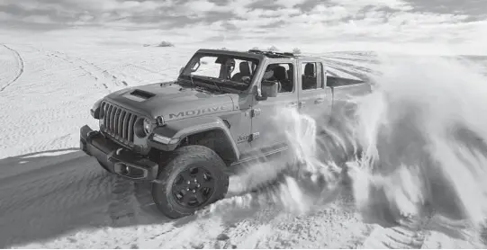  ??  ?? 2020 Jeep Gladiator Mojave. JEEP