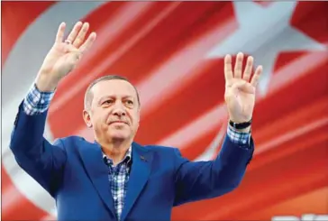  ?? YASIN BULBUL/TURKEY’S PRESIDENTI­AL PRESS SERVICE/AFP ?? Critics have alleged that Turkish President Recep Tayyip Erdogan is turning the country into a dictatorsh­ip.