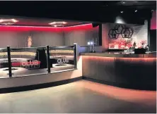  ??  ?? The new Club Covert has comfortabl­e seating and a colourful theme