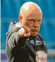  ?? Foto: dpa ?? Uwe Rösler bleibt mit Düsseldorf am Spitzentri­o dran.