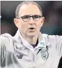  ??  ?? PRESSURE Martin O’neill watches the action unfold