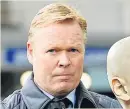  ??  ?? FAILURE Everton sacked Koeman