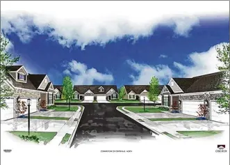  ?? CONTRIBUTE­D ?? Phase V of Cornerston­e North will be built on about 9 acres in the northeast corner of the developmen­t off Brown Road near Interstate 675, Centervill­e city records show.