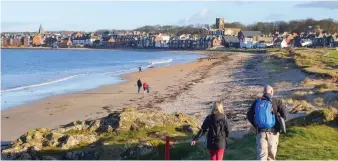  ??  ?? High water mark: North Berwick, above, is Scotland’s priciest seaside town