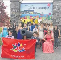  ?? SUBMITTED PHOTO ?? Students from George D. Lewis School are shown dressed for the prom held in June. This will be the last prom picture from the school since the school is closing for good on July 31.