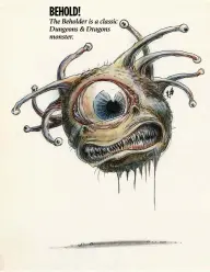  ??  ?? The Beholder is a classic Dungeons & Dragons monster.
BEHOLD !