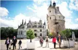  ??  ?? In this file photo tourists visit the Castle of Chenonceau, in Chenonceau­x, Central France.