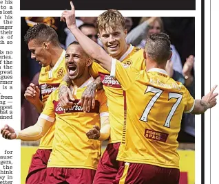  ??  ?? Prepared: Lambert feels Motherwell were used to a higher level