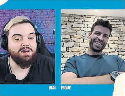  ?? FOTO: VIDEOTAPE ?? Una charla de dos horas en Twitch entre Ibai Llanos y Gerard Piqué, como siempre sin remilgos a la hora de hablar