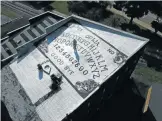  ?? Picture: grandmidwa­yhotel.com ?? YES IT IS The world’s largest ouija board is on a hotel roof.