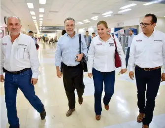  ?? ANTONIO MELÉNDEZ ?? De la mano de Marina Vitela vamos a ganar Gómez Palacio reitera el legislador Alfonso Ramírez Cuellar. /