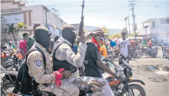  ?? ARCHIVO ?? Bandas armadas controlan zonas de Haití imponiendo la violencia y el crimen.