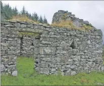  ?? Photograph­s: Jo Woolf ?? Far left: the shepherd’s house and sheep pens; what remains of the Arichonan settlement; and, above, triangular windows allowed the wind to winnow the grain.
