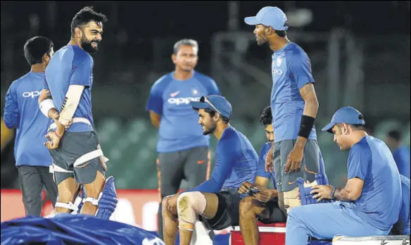  ?? REUTERS ?? With Sri Lanka in a disarray, Virat Kohli is using the ODI series to finetune performanc­es keeping the 2019 World Cup in mind.