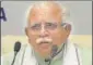  ??  ?? Manohar Lal Khattar