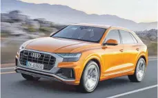  ??  ?? Mit dem neuen Q8 will Audi sein SUV-Programm krönen.