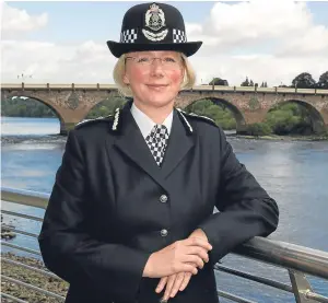  ?? Picture: Perthshire Picture Agency. ?? Justine Curran pictured in Perth in her role as Tayside Police chief constable in 2010.