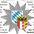  ?? Foto: Polizei ?? Das Wappen der Polizei in Nordschwab­en.