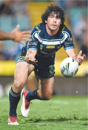  ??  ?? IN MIX: Cowboy Jake Granville can state his case for Origin selection. Picture: ALIX SWEENEY