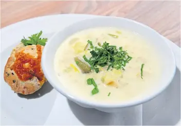  ??  ?? The dish of the day, Cullen skink. But what are the ingredient­s?