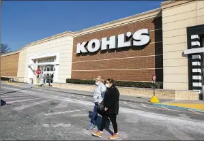  ?? TED SHAFFREY / AP FILE ?? Shares of Kohl’s were up more than 11% Tuesday morning after the retailer announced that it is in exclusive takeover talks with the owner of Vitamin Shoppe. The deal is worth about $8 billion.