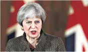  ??  ?? Theresa May made separate calls to Donald Trump and Emmanuel Macron in which the leaders were agreed that the action had been a ‘success’. Top, an RAF Tornado primed for take-off from the Akrotiri base in Cyprus in the early hours of yesterday morning