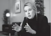  ?? KARL MONDON Bay Area News Group/TNS | 2014 ?? Elizabeth Holmes dropped out of Stanford in 2003 as a 19-year-old to start Theranos.