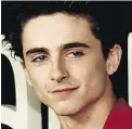  ??  ?? Timothée Chalamet