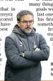  ??  ?? Bottom of table: Huddersfie­ld manager David Wagner insists his side will turn things around